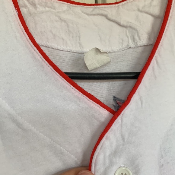 St. Louis Cardinals white jersey 100% cotton size Large button up. - Picture 6 of 7